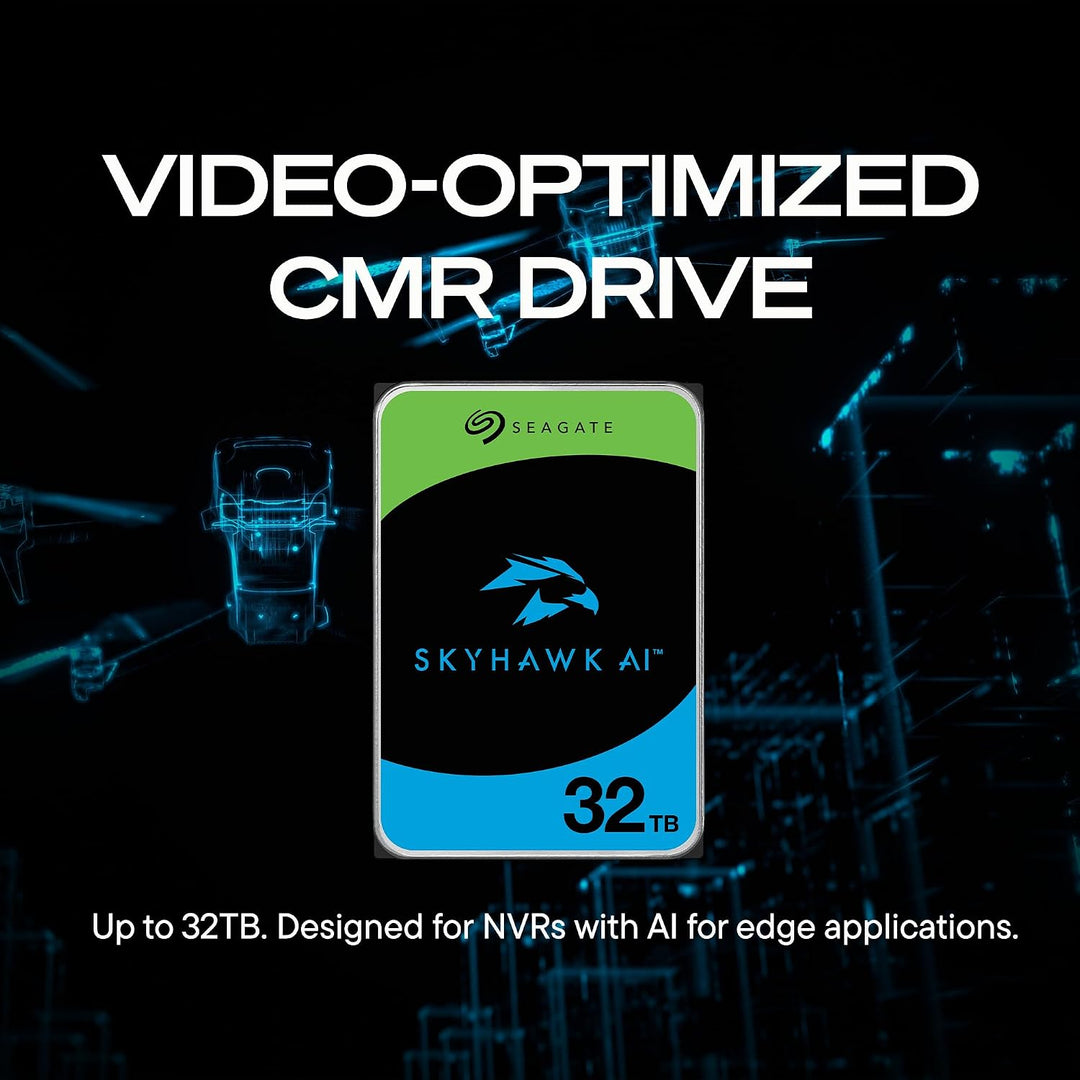 Seagate Skyhawk AI 32TB Disco Duro de Video Interno HDD \u2013 3.5...