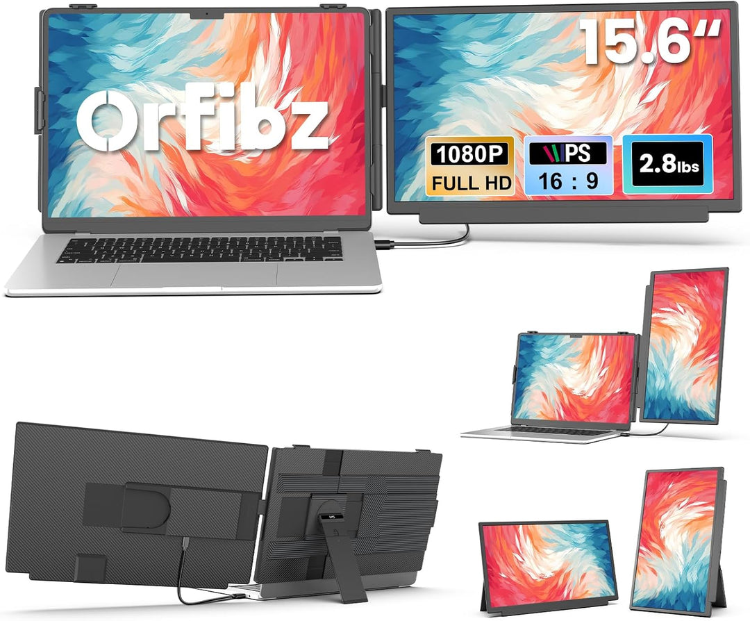 Orfibz Extensor de pantalla para laptop de 15.6 pulgadas, extensor...