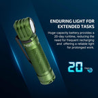 OLIGHT Perun 3 - Linterna frontal recargable, luz roja, impermeable