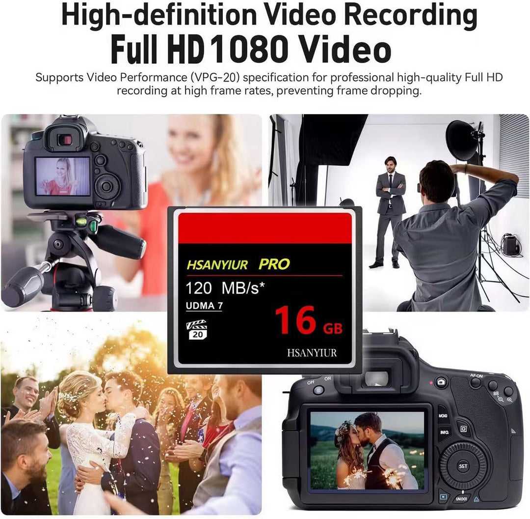 16GB UDMA de alta velocidad tarjeta CF original tarjeta de