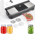 Etunia - Sellador al vacío inalámbrico, máquina recargable de sellado al vacío para almacenamiento de alimentos secos/húmedos para extenderse frescos, 1 manguera de aire para contenedores de alimentos