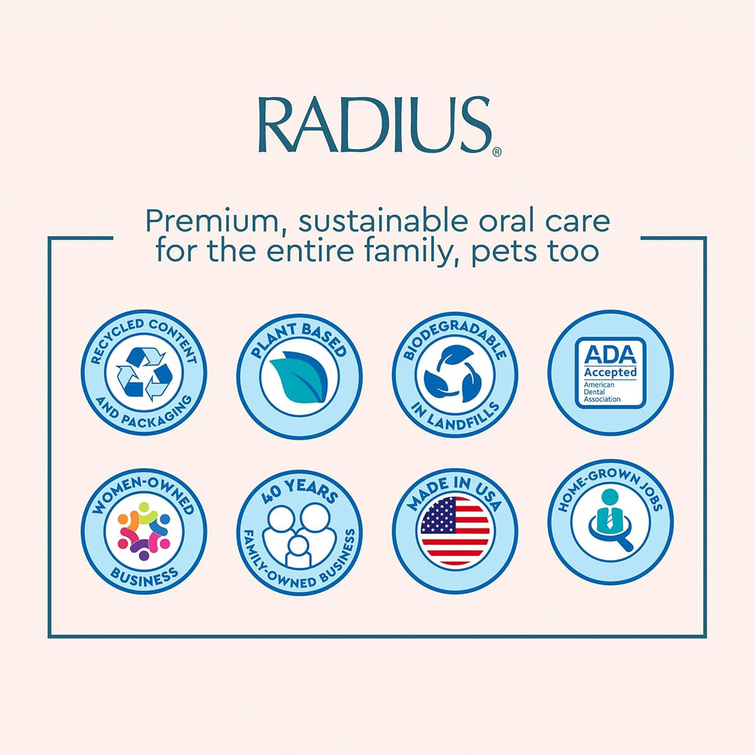 RADIUS Totz - Cepillo de dientes extrasuave sin BPA y aceptado por...