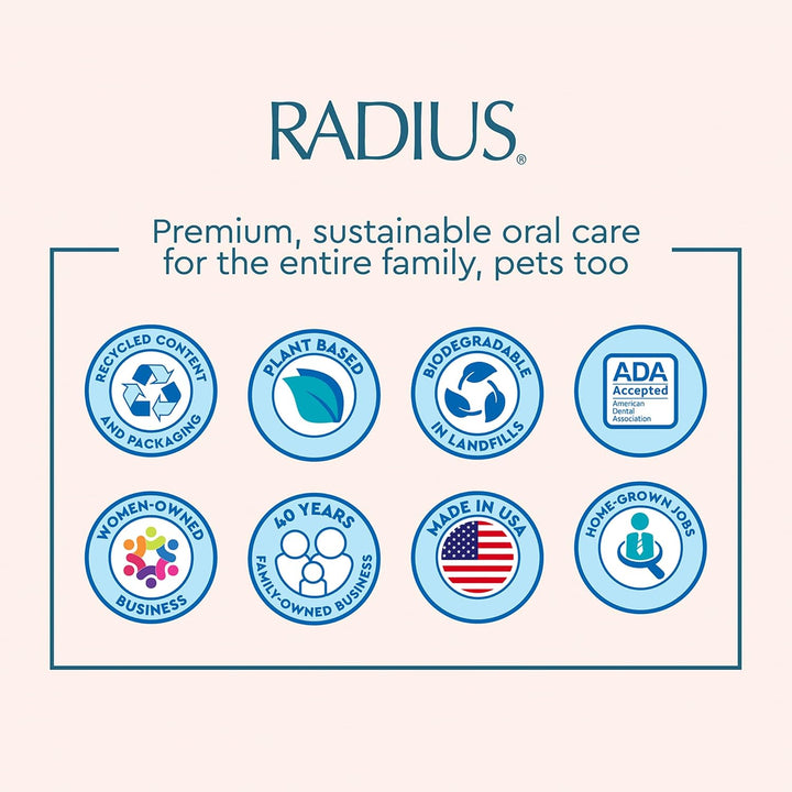 RADIUS Totz - Cepillo de dientes extrasuave sin BPA y aceptado por...