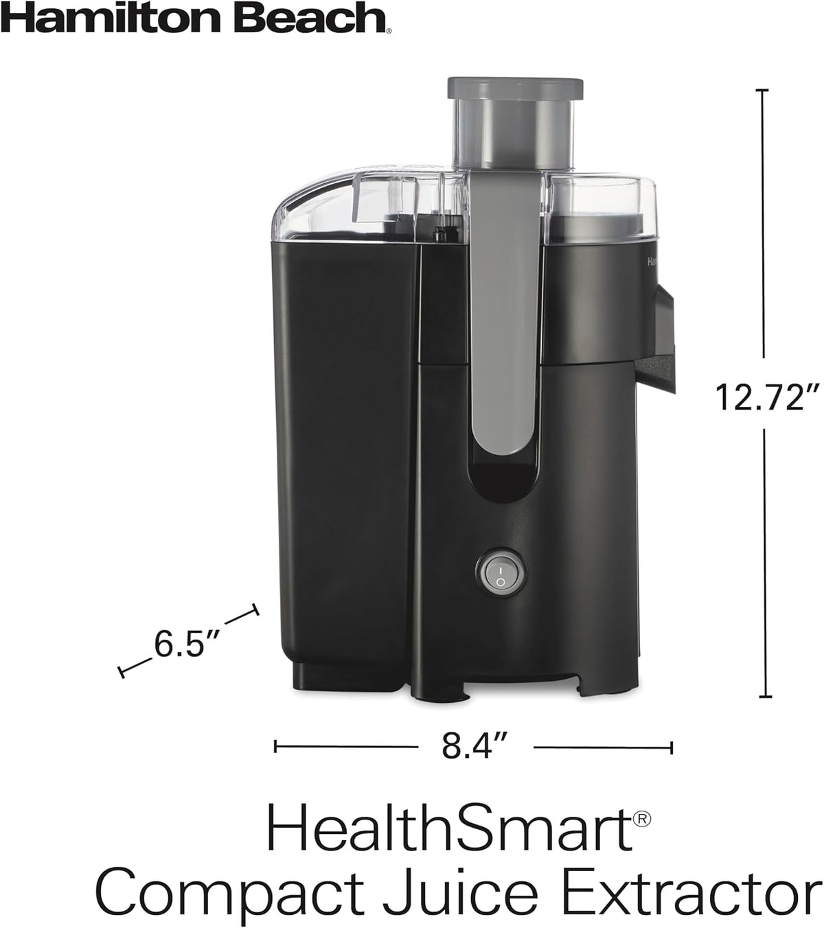 Hamilton Beach Máquina exprimidora centrífuga compacta HealthSmart