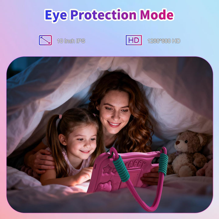 NEWISION Tablet de 10 pulgadas para niños, Android 15 Tablet educat...