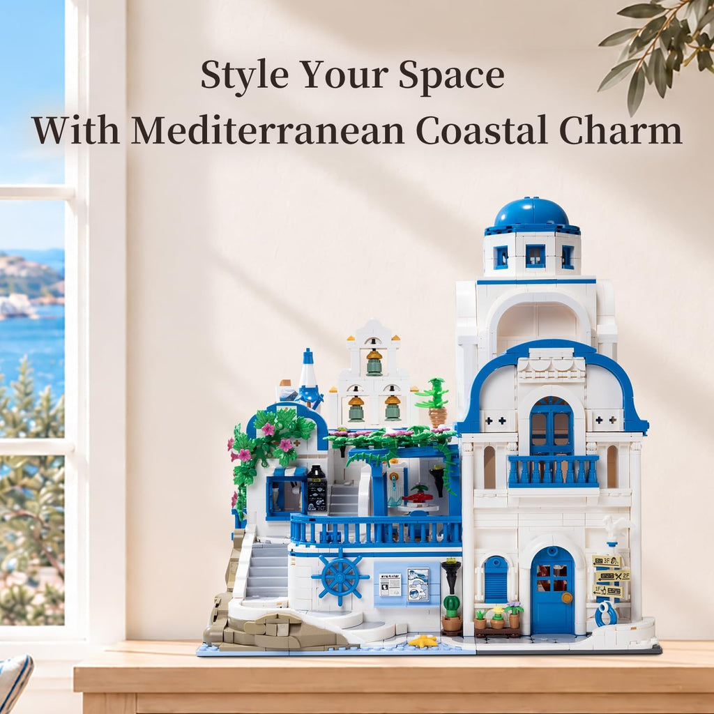 PANTASY Aegean Villa Architecture - Juego de construcción para adultos