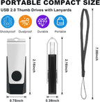 Unidad flash USB de 4 GB, paquete de 10 unidades de memoria