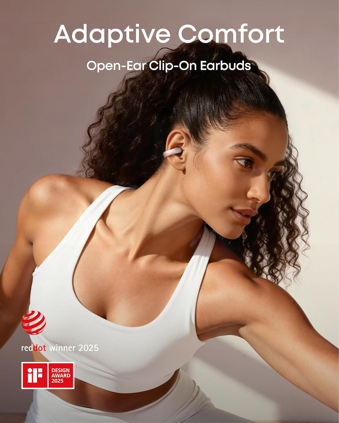 Soundcore AeroClip de Anker, auriculares de oído abierto, audífonos...