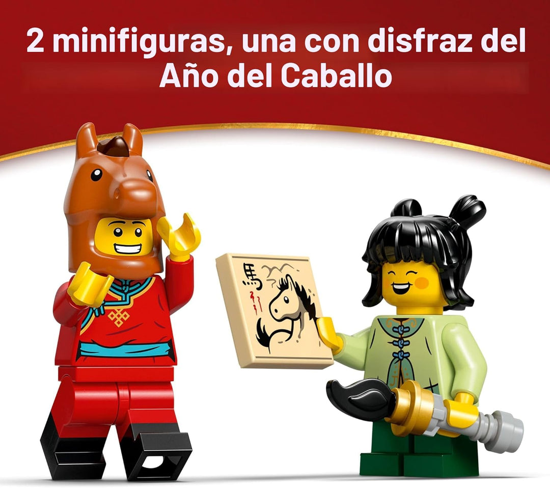 LEGO Juguete de construcción de lona de caballo de galope para el f...