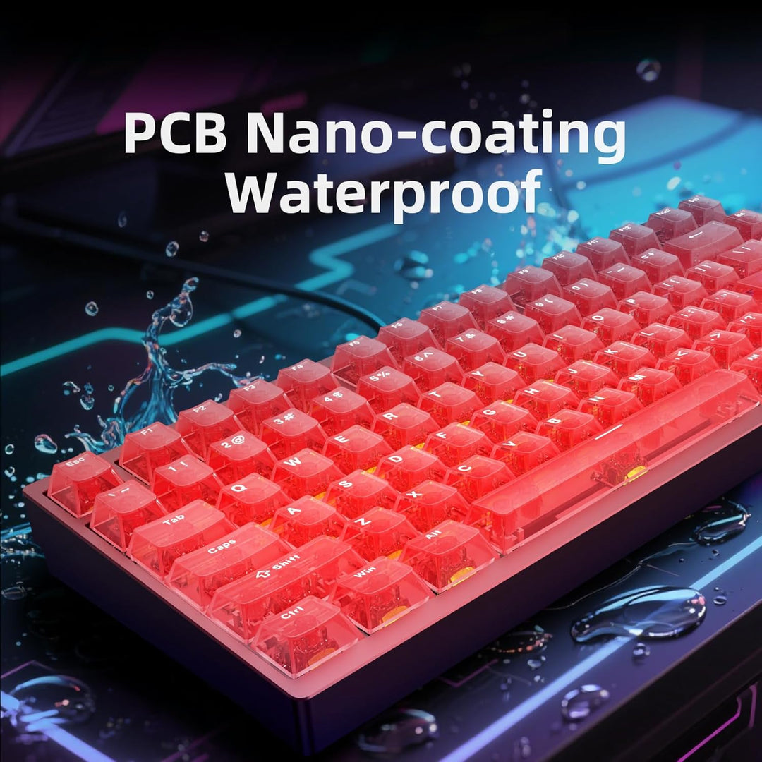 IROK MG75MAX Teclado con interruptor magnético con cable de 81 tecl...