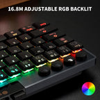 Hexgears A1 Teclado mecánico inalámbrico de perfil bajo - Lineal