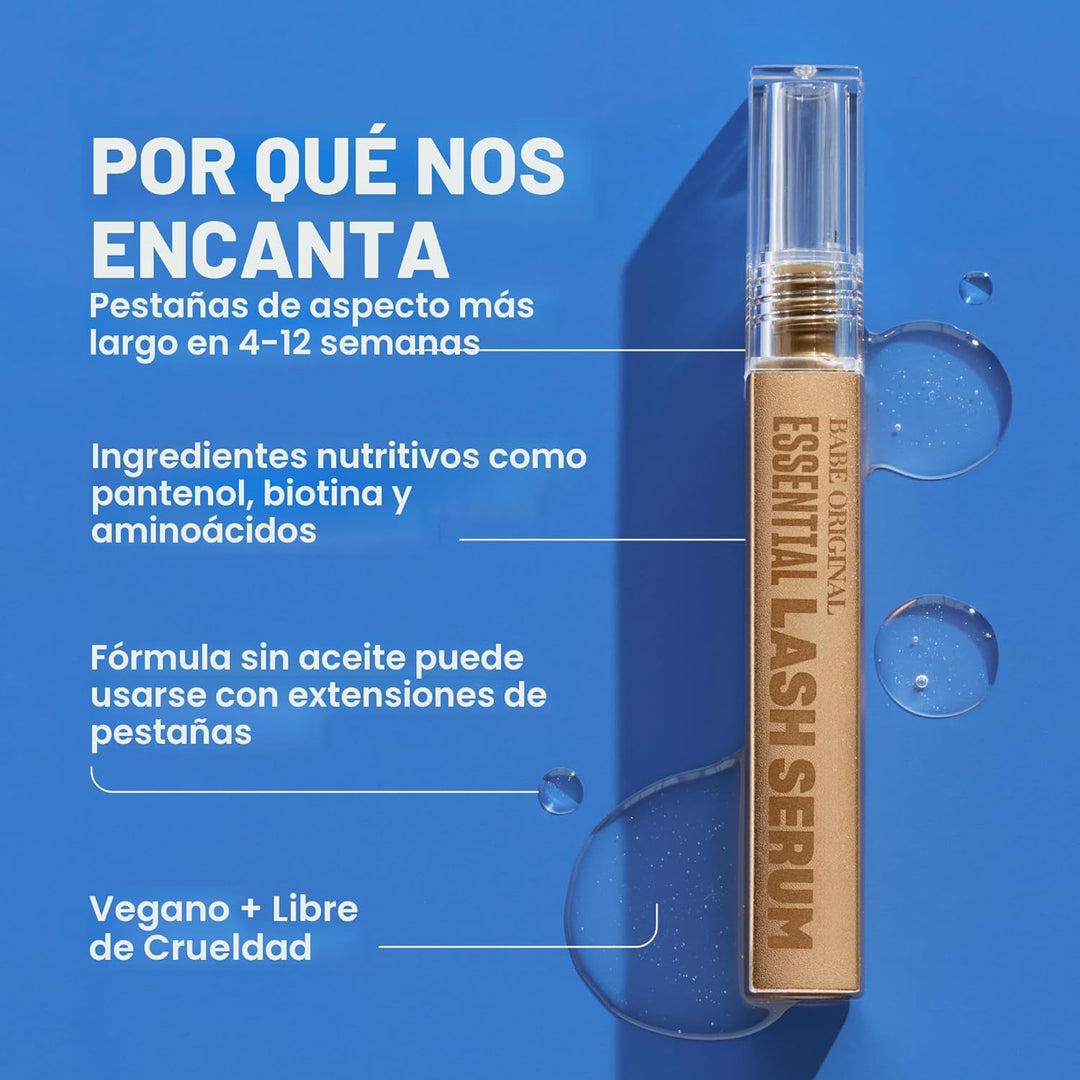 Babe Original Sérum de pestañas \u2013 Pestañas más completas y de...