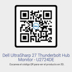 Dell UltraSharp U2724DE Monitor LED WQHD de 27" Clase | 5ms, 98...