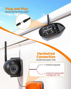 Sistema inalámbrico de cámara de respaldo para RV, Plug & Play para Furrion