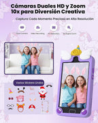 Teléfono inteligente para niños para niñas de 3 a 12 años, teléfonos de