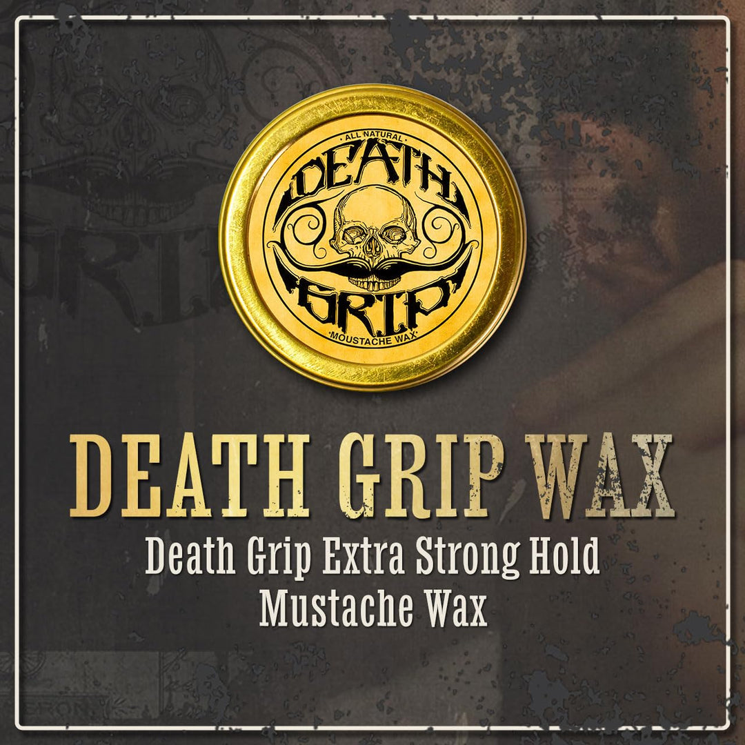 THE VINTAGE GROOMING CO. Cera de bigote Death Grip Cera para bigote...