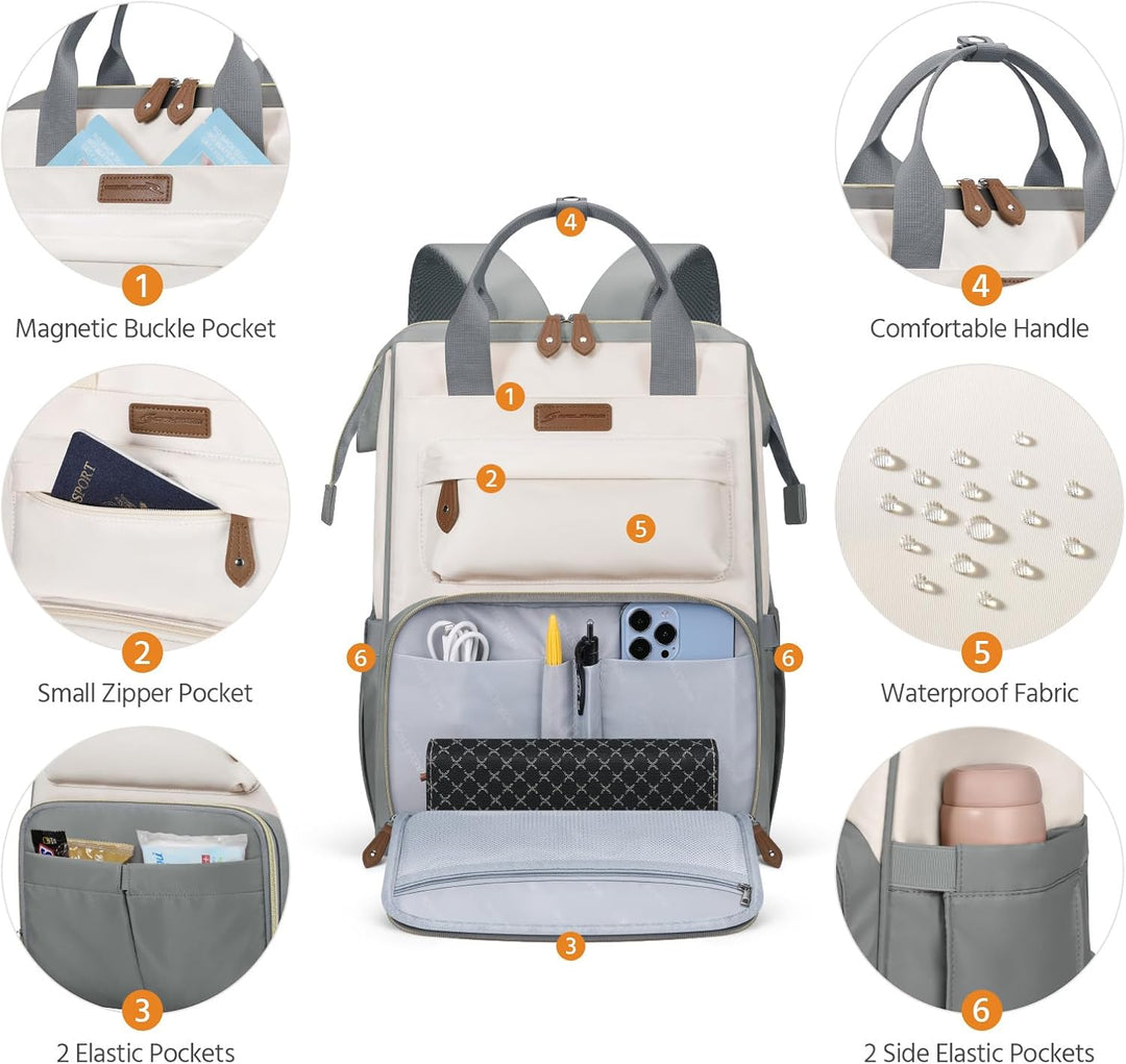 Maelstrom Mochila para laptop, se adapta a mochila de viaje de 15.6...