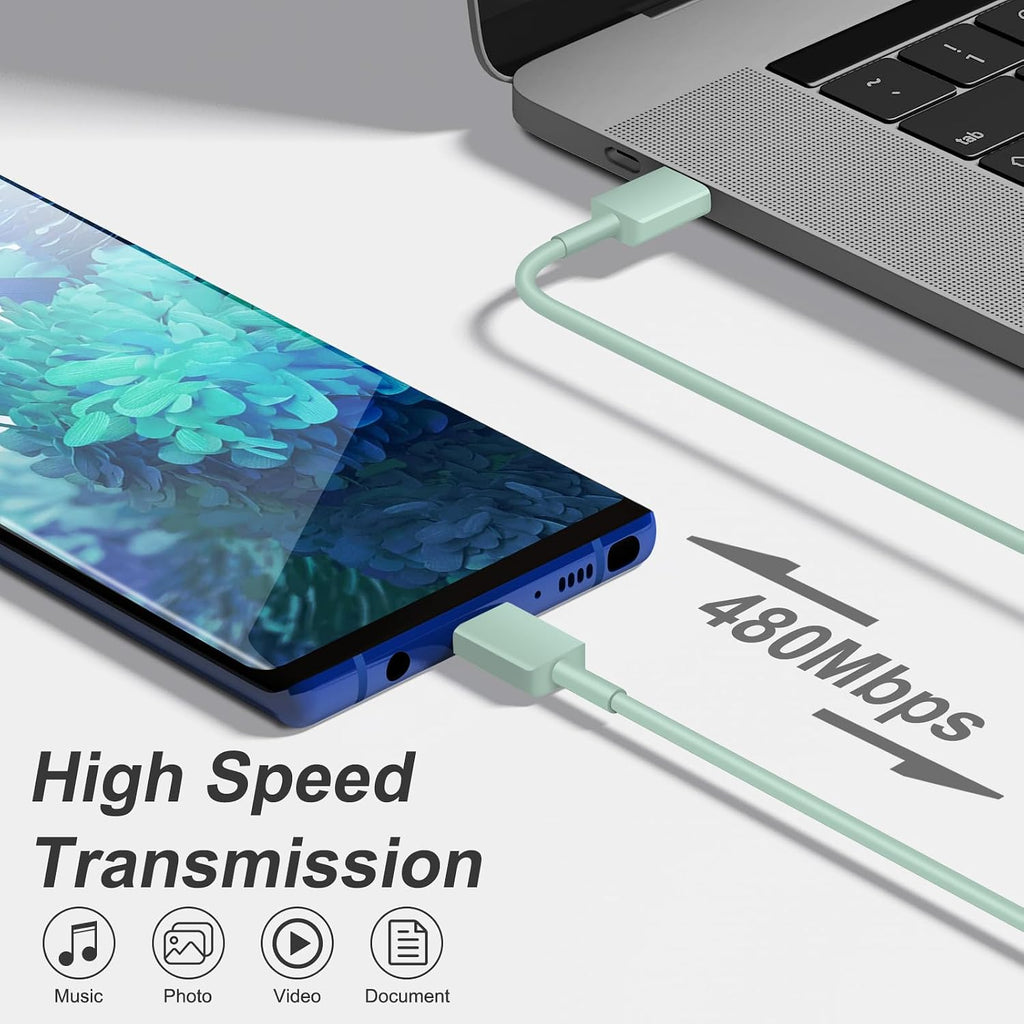 Cargador USB C tipo C cargador de carga rápida 12FT 45W Samsung