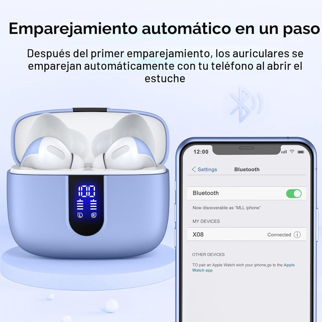 TAGRY Auriculares Bluetooth Verdaderamente Inalámbricos Auriculares...