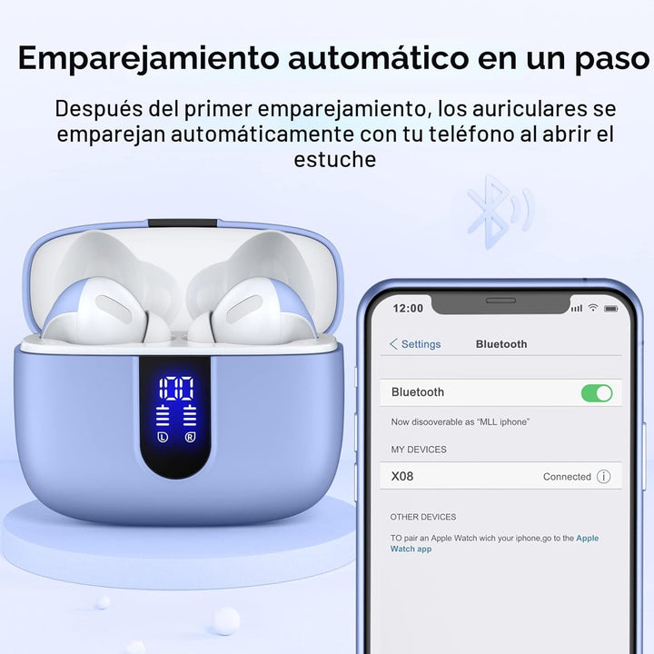 TAGRY Auriculares Bluetooth Verdaderamente Inalámbricos Auriculares...