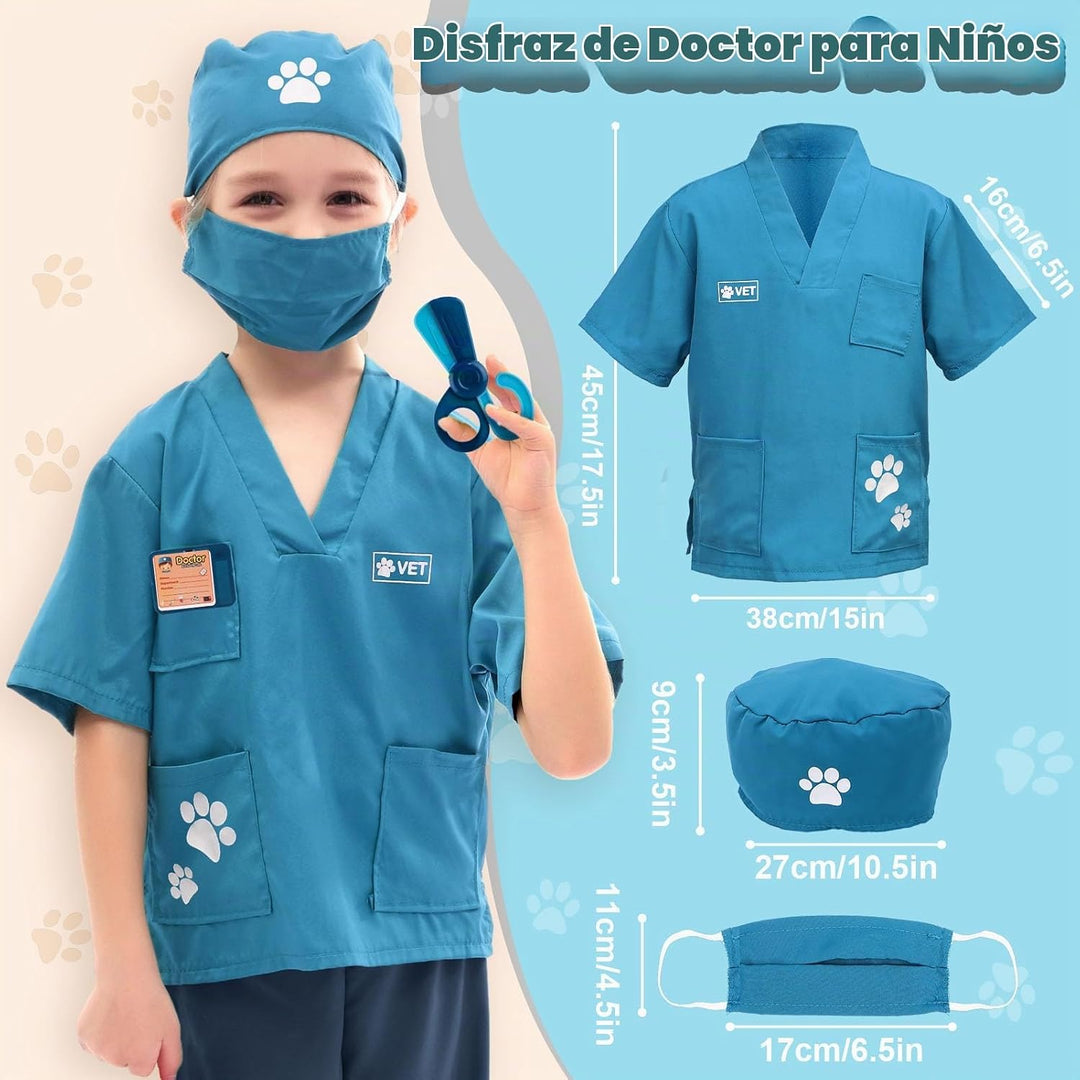 B Bascolor Juego de 22 juguetes para perros para niños, veterinario...