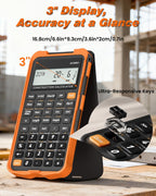 ROATEE Calculadora de construcción con tableta de escritura Industrial y
