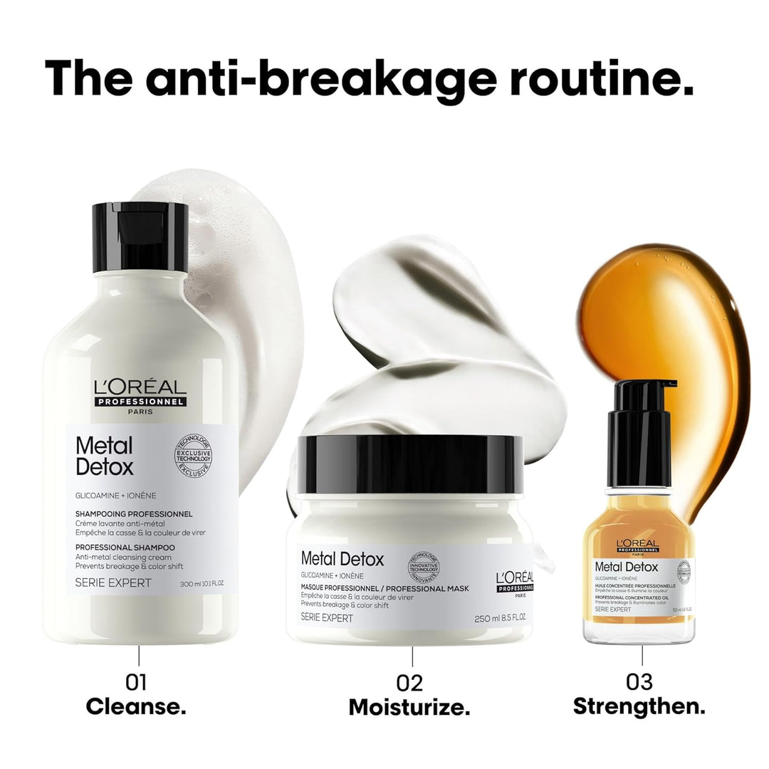 L'Oréal Professionnel Paris Metal Detox Shampoo - Sulfate-Free...