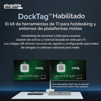 Estación de acoplamiento USB C enchufable 5 monitores, 140W, DisplayLink