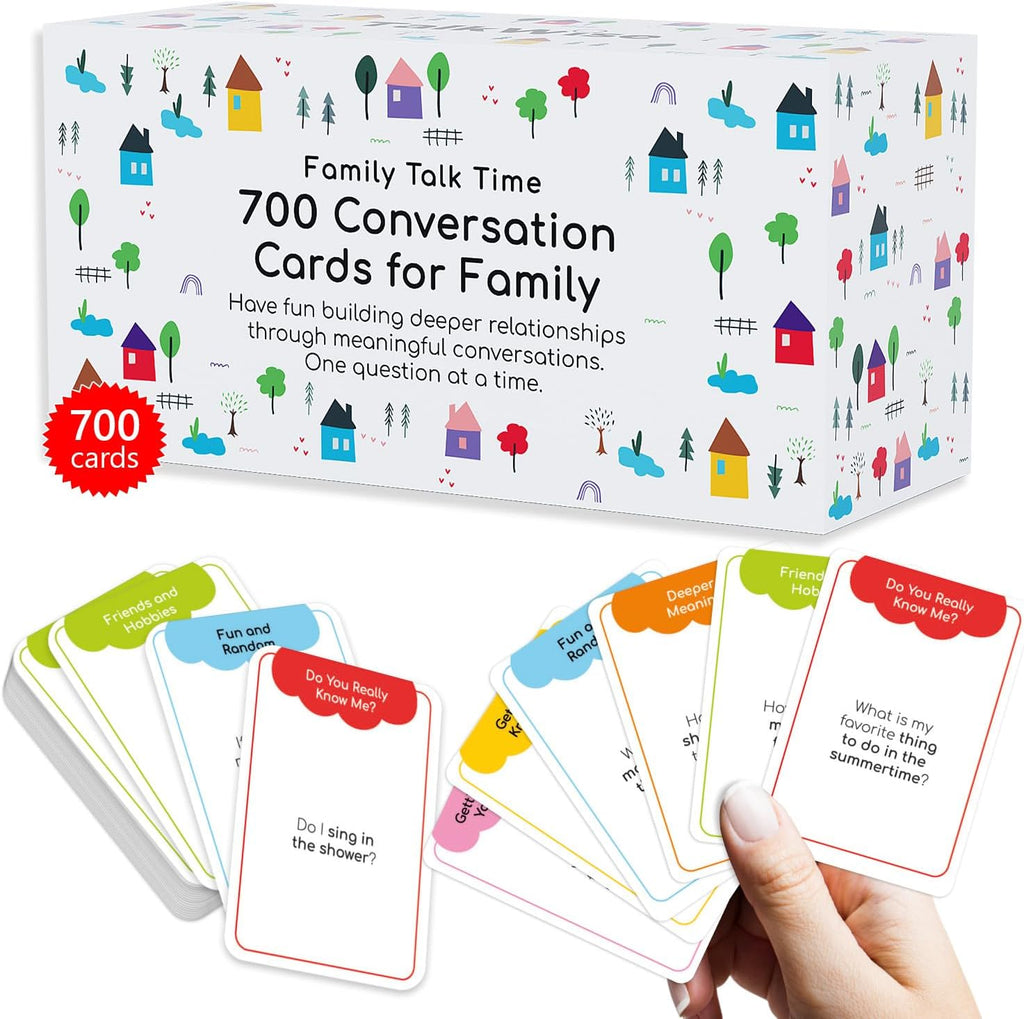 700 tarjetas de conversación familiar, iniciadores de conversación