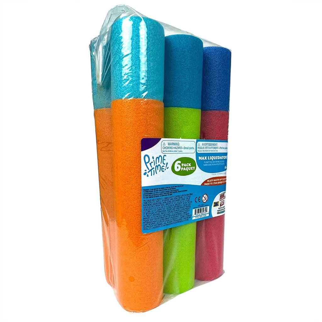 Juego de 6 pistolas de agua, multicolor