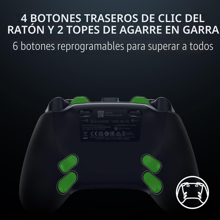 Controlador de juegos Razer Wolverine V3 Pro 8K PC inalámbrico: tas...