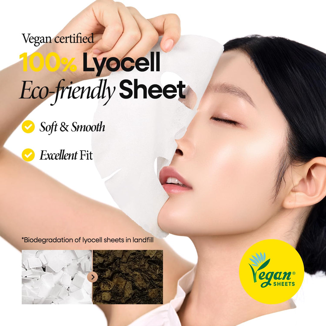Nature Republic Vitapair C - Máscara facial diaria (30 hojas vegana...