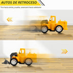 Libima 72 piezas de juguetes de construcción para recuerdos de fiesta de construcción, vehículos de lucha contra incendios, tractores, camiones militares, juguetes pequeños de arena, juguete de excavadora para regalo de cumpleaños, 16 estilos (vehículos d