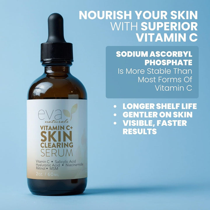 Suero de vitamina C para rostro con retinol y ácido salicílico \u20...