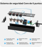 CCCEI Protector de sobretensiones resistente, calibre 12, puertos USB