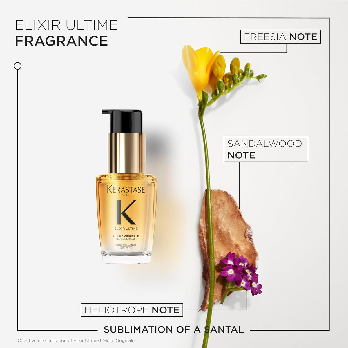 KERASTASE Aceite para el cabello recargable Elixir Ultime | Suero d...
