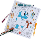 Crayola Juego de actividades de color y calcomanías Bluey