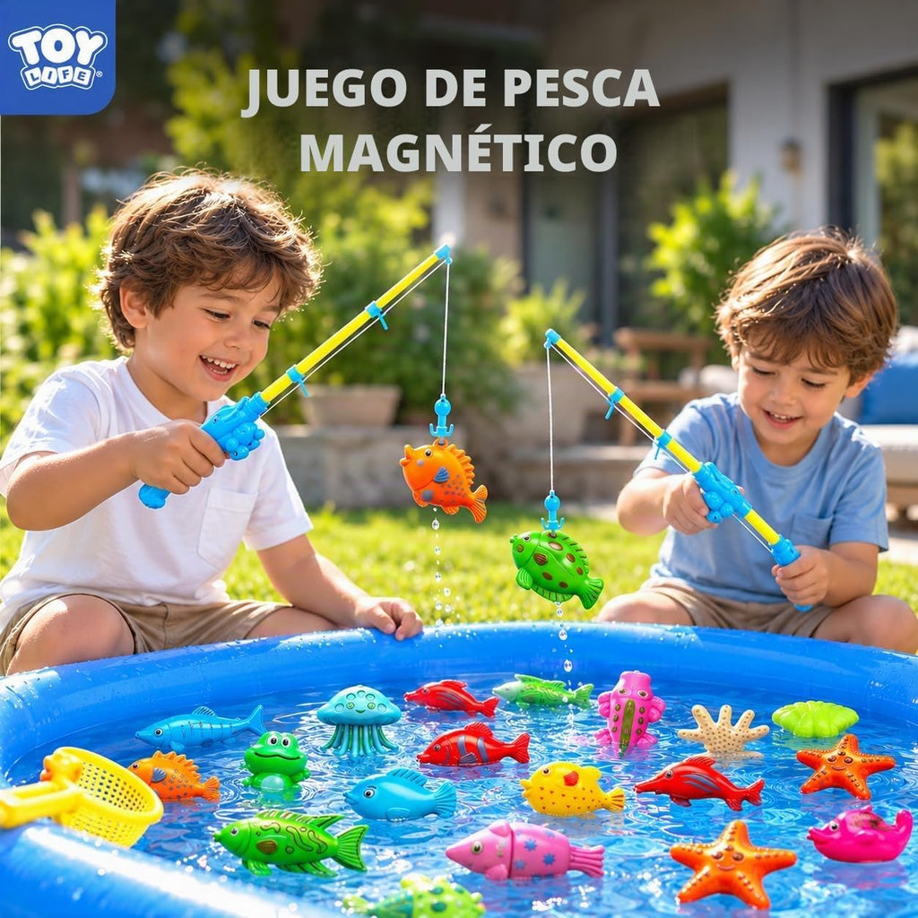 TOY Life Magnetic Fishing Game para Kids, Bathtub y Pool Toy, Ages 3-5