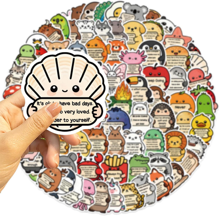 100 calcomanías lindas para niños calcomanías de animales