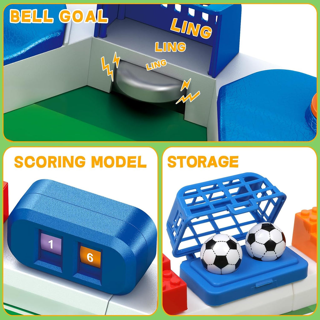 Mini juego de mesa de futbolín para niños, juego de fútbol, regalos para niños, juguete de fútbol para deportes de interior, sala de juegos, pinball, juguetes interactivos de regalo de cumpleaños para