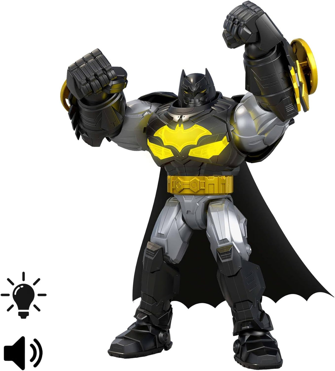 Mattel DC Premier - Figura de acción de Batman blindada de gran tam...