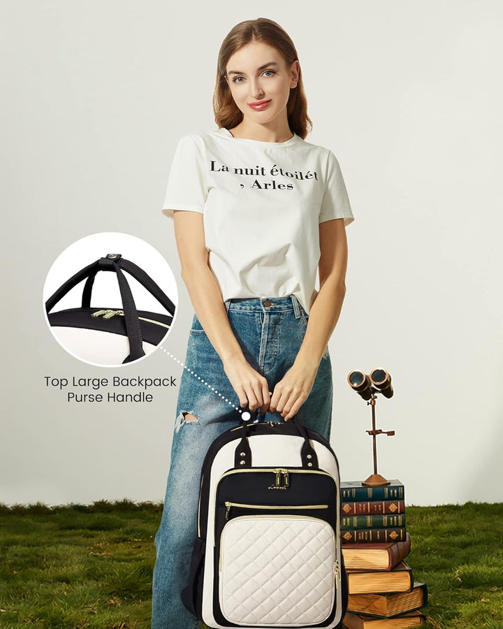 LOVEVOOK Mochila para computadora portátil para mujer, mochila para...