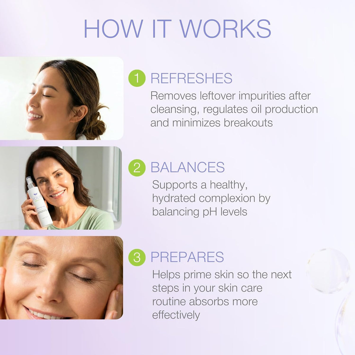 YOUN Beauty Tónico de té verde en espray facial | Tónico hidratante...