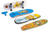 TECH DECK Ultra DLX - Juego de 4 patinetas Simpsons mini