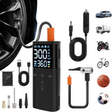 Inflador de neumáticos inalámbrico de 10000 mAh, compresor de aire...