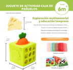 hahaland Caja de pañuelos de silicona para bebés de juguete - Juguetes