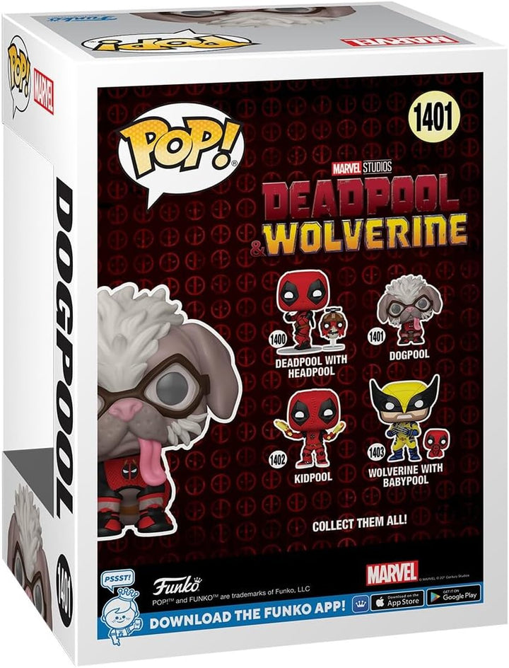 Funko POP! Marvel: Deadpool &amp; Wolverine - Dogpool - Figura de v...
