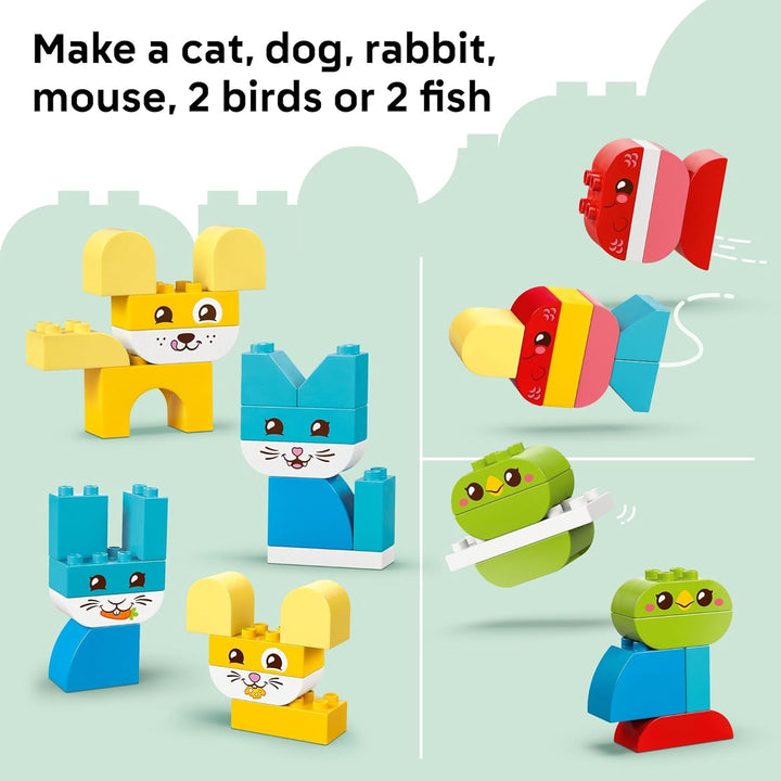 LEGO DUPLO My First 3 en 1 Creative Cute Pets Juguete de