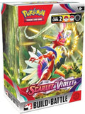 Pokemon TCG: Caja de construcción y batalla escarlata y violeta (4 paquetes y promociones)