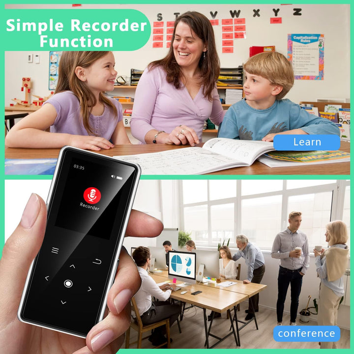 Reproductor MP3 de 64 GB con Bluetooth 5.2, reproductor de música c...